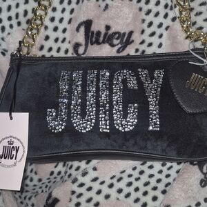 Juicy Couture Black and White Women's Bag